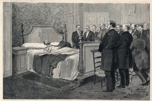 Comte de Pariss død, Stowe House, England, 1894.